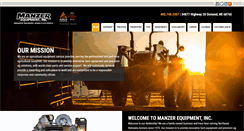 Desktop Screenshot of manzerequipment.com